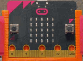 micro:bit でドレミファソパッドを遊ぶ様子